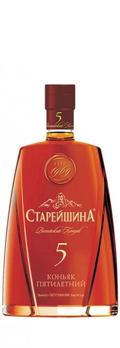 Коньяк Старейшина, 5 звезд